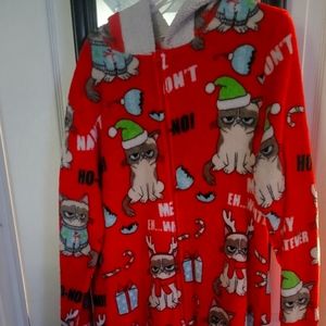 Womens grumpy cat one-sie